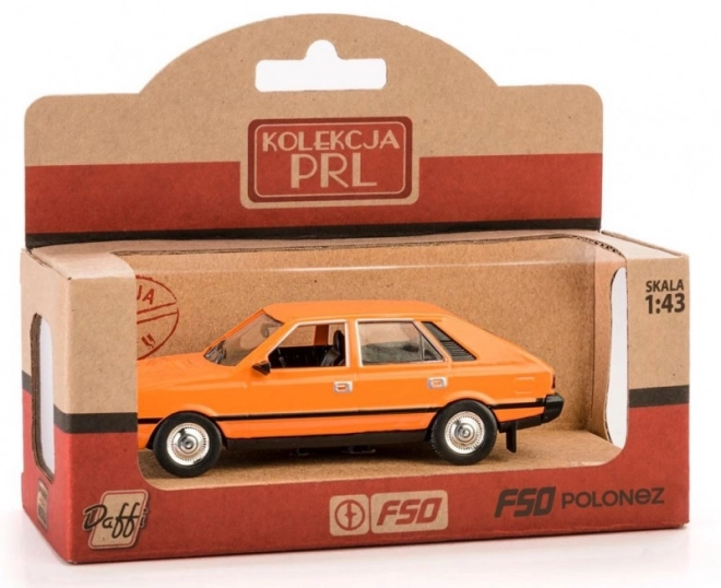 Modellino vintage FSO Polonez - Arancione