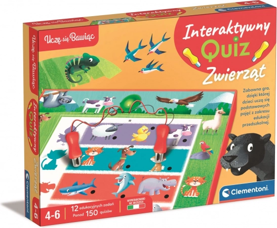 Quiz interattivo Animali CLEMENTONI (4–6 anni)