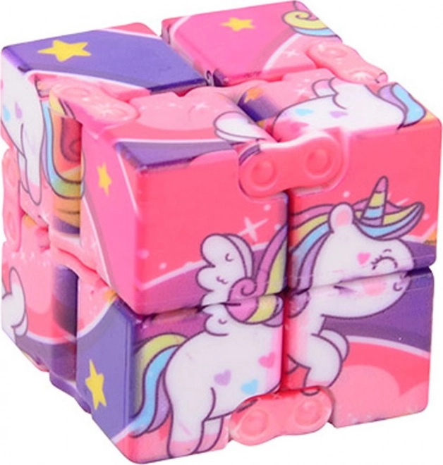 Cubo pieghevole unicorno