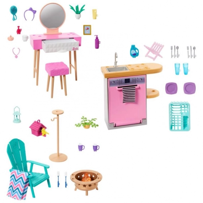 Mobili giocattolo BARBIE set