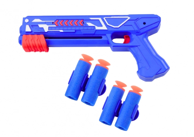 Pistola 2 in 1 Lancia Aerei e Dardi Blu