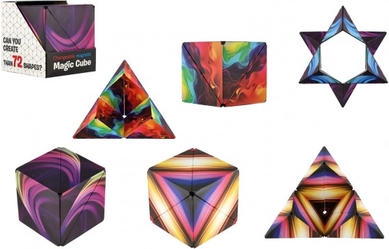 Cubo arcobaleno magnetico rompicapo