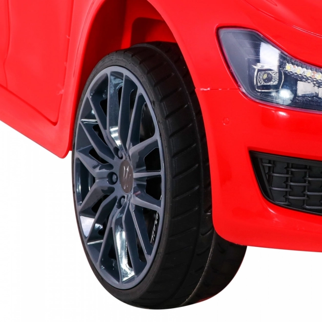 Maserati Ghibli batteria per bambini rosso + Telecomando + Avvio lento + EVA + MP3 USB + LED