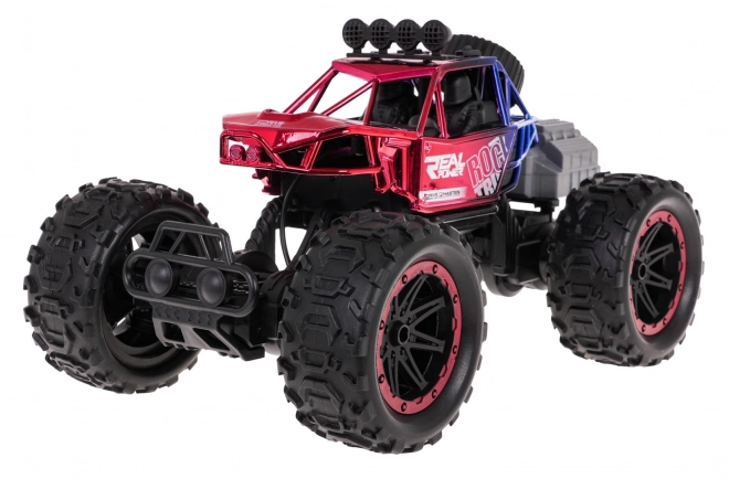 Crawler con funzione di fumo R/C rosso