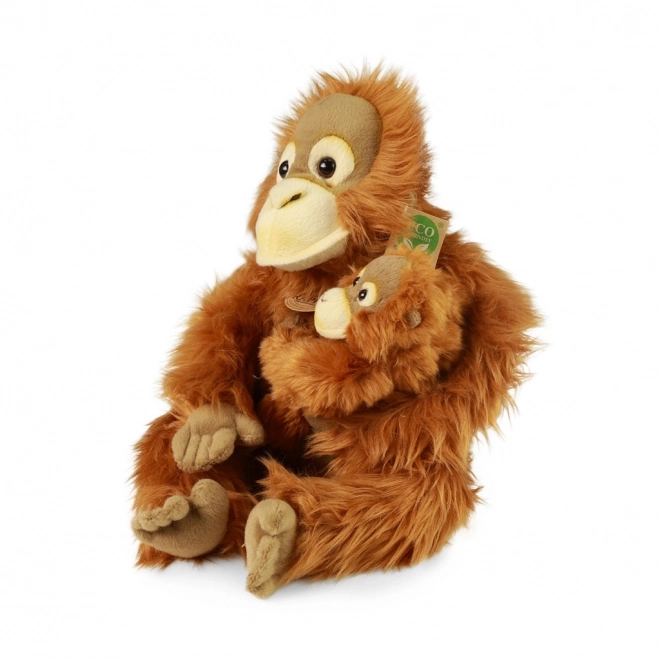 Orangutan di peluche con cucciolo Eco-Friendly