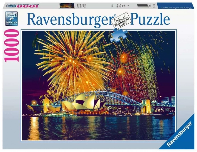 RAVENSBURGER Puzzle Fuochi d'artificio su Sydney 1000 pezzi