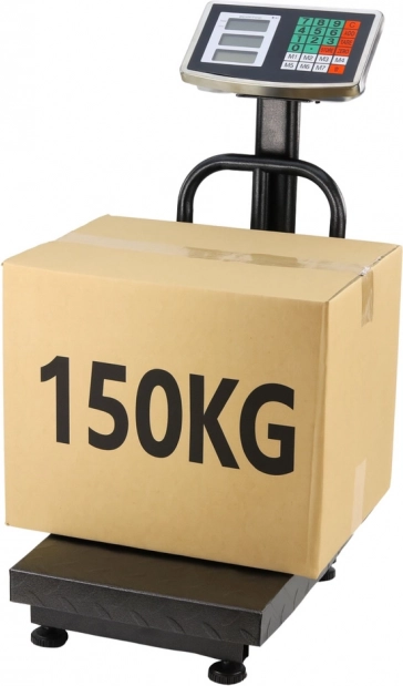 Bilancia a piattaforma elettronica con display LCD e precisione di 150kg 20g