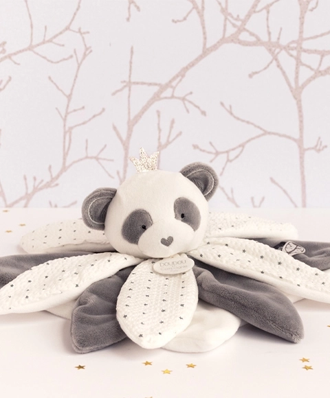 Doudou set regalo con panda di peluche 26 cm