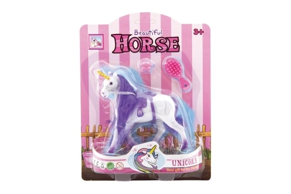 Unicorno/Cavallo Fliška 15cm con Spazzola