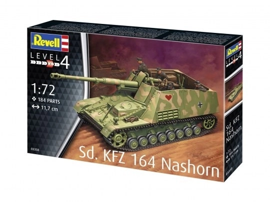 Modello in plastica Sd.Kfz. 164 Nashorn