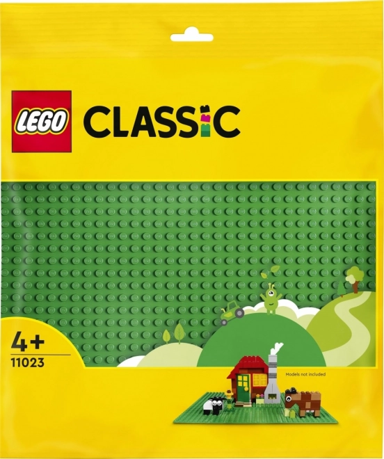 Base verde per costruzioni Lego Classic