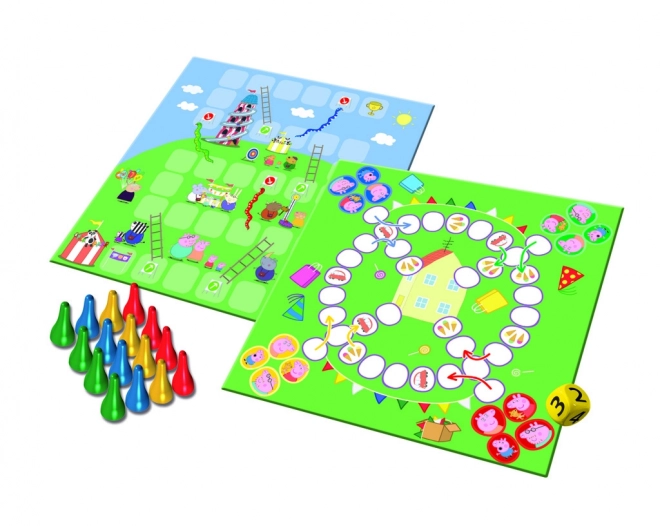 Gioco 2 in 1 con Peppa Pig: Scale e Serpenti