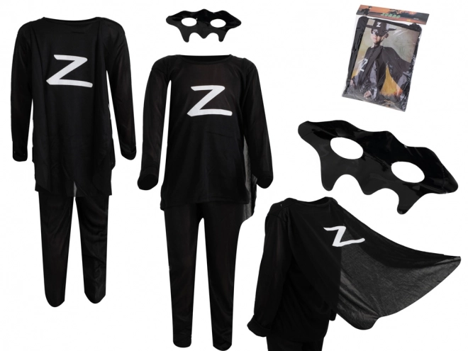 Costume Zorro per bambini taglia M