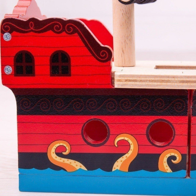 Galeone dei pirati Bigjigs Rail