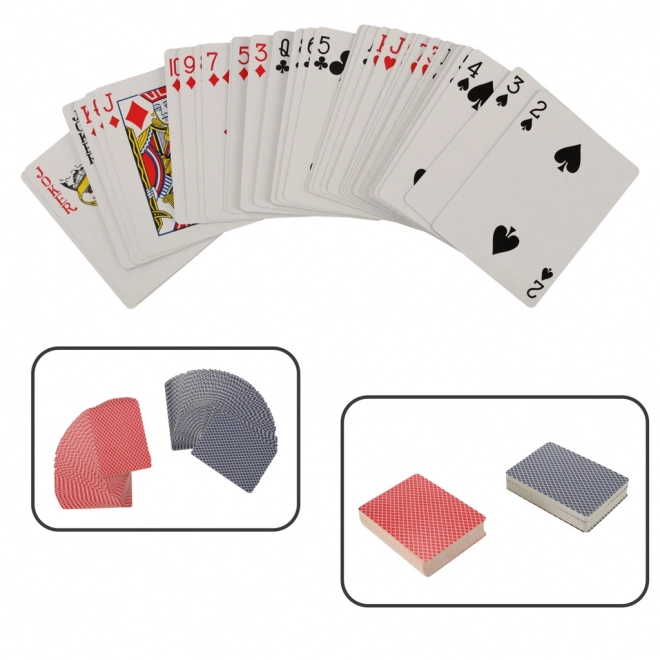 Set da poker con valigetta 500 gettoni 2 mazzi di carte