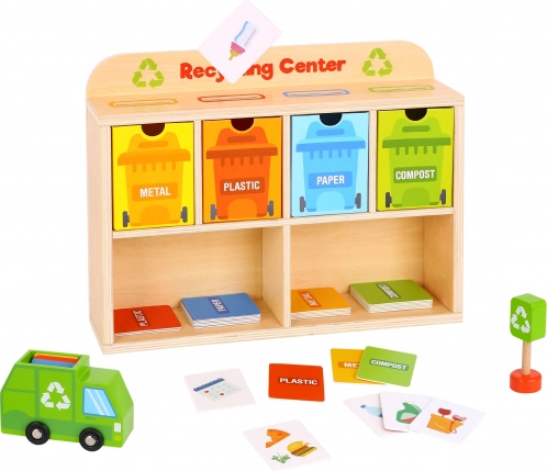 Centro di Riciclaggio Educativo in Legno Tooky Toy