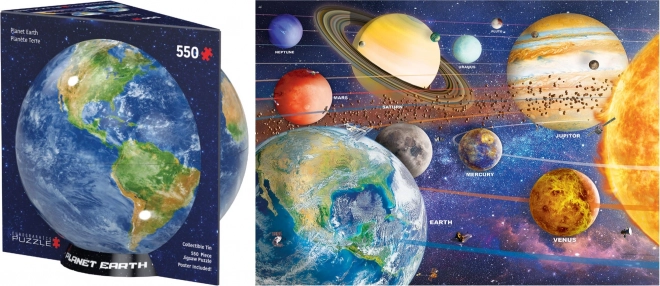 Puzzle Planeti in Latta Eurographics 550 Pezzi