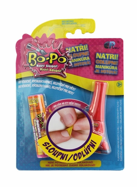 Set di smalto e balsamo per labbra Bo-Po