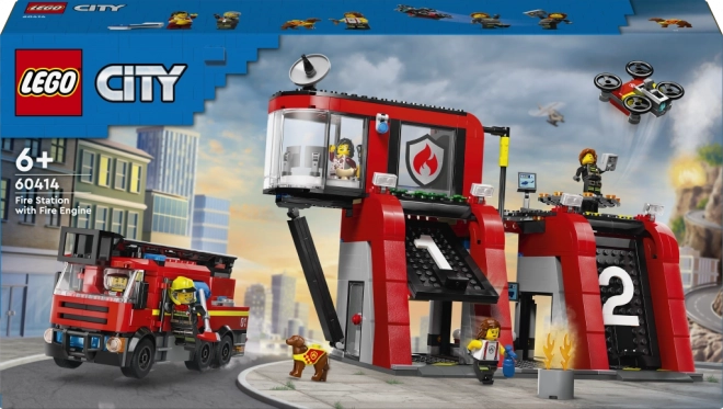 Stazione Dei Pompieri LEGO City con Autopompa