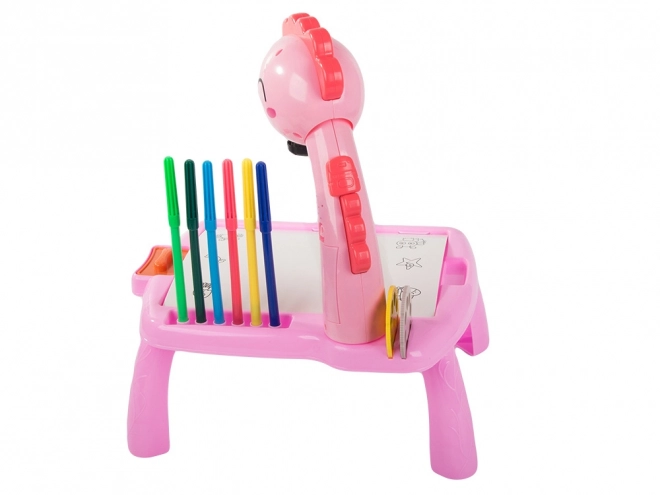 Tavolo da Disegno Didattico per Bambini con Proiettore