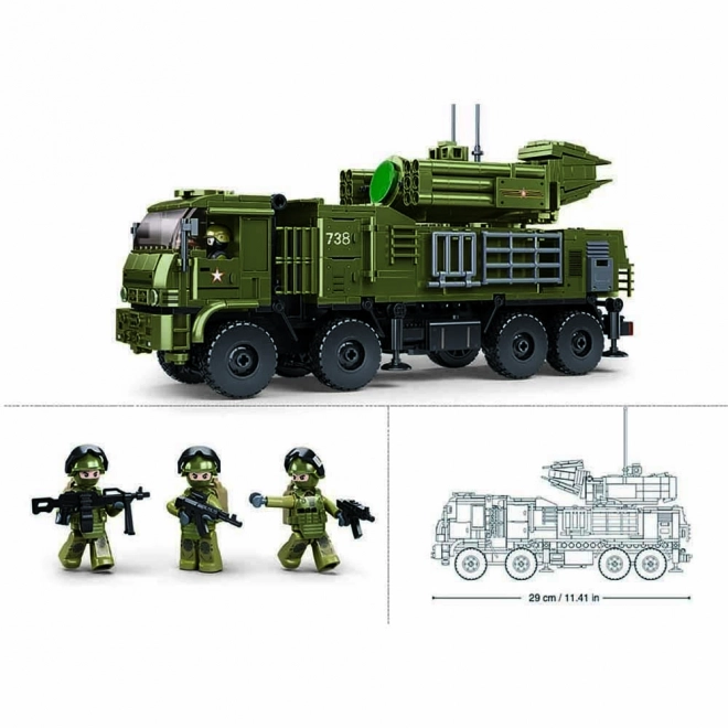 Costruzioni modello Pantsir S1S Scala 1:35