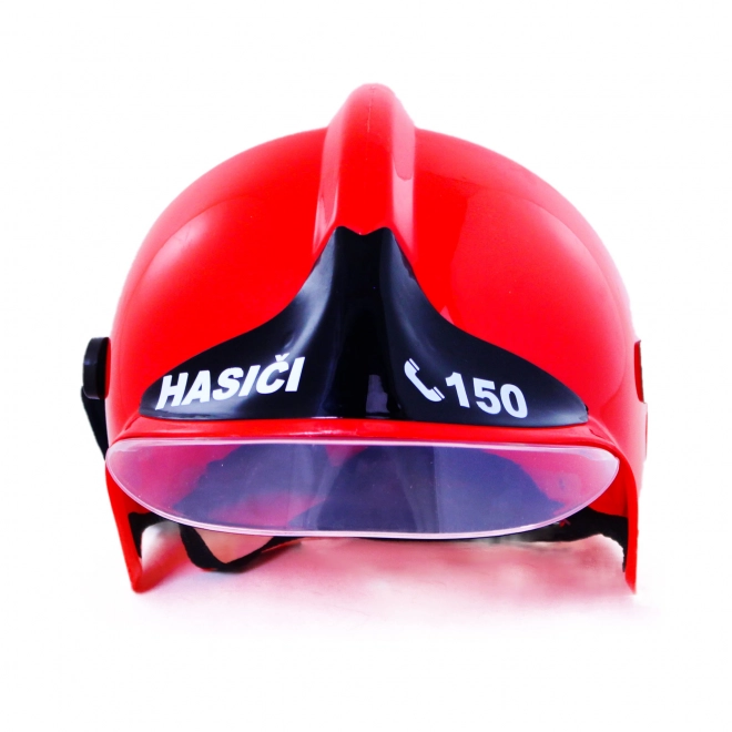 Casco da pompiere per bambini rosso