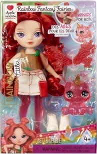 Rainbow High sorellina fata Apple (rosso)