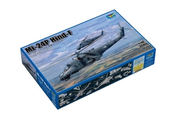 Modello elicottero Mi-24P Hind F in scala 1/48
