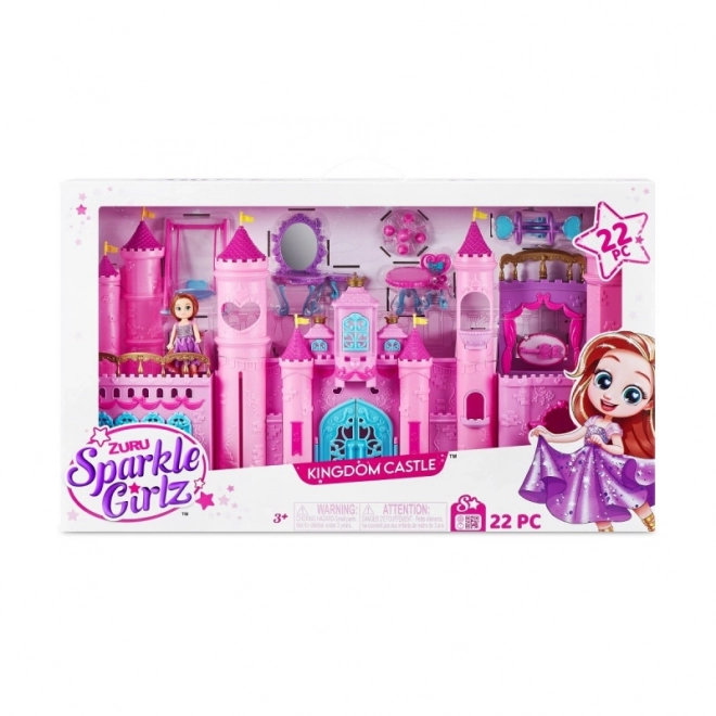 Playset castello reale con bambola Sparkle Girlz