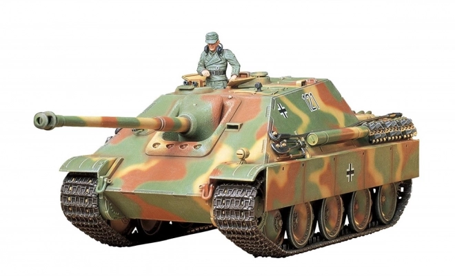 Modello in plastica del carro armato Jagdpanther versione tarda