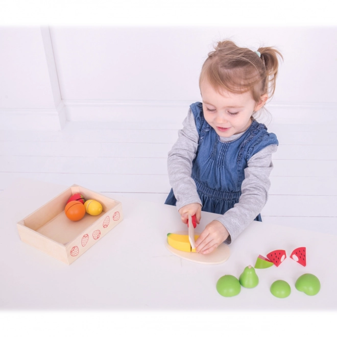 Frutta da Tagliare in Scatola di Bigjigs Toys