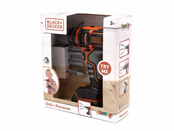 Trapano avvitatore elettronico Black + Decker per bambini