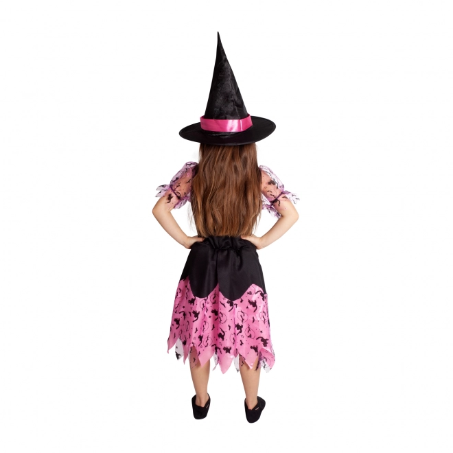 Costume Strega Rosa per Bambina