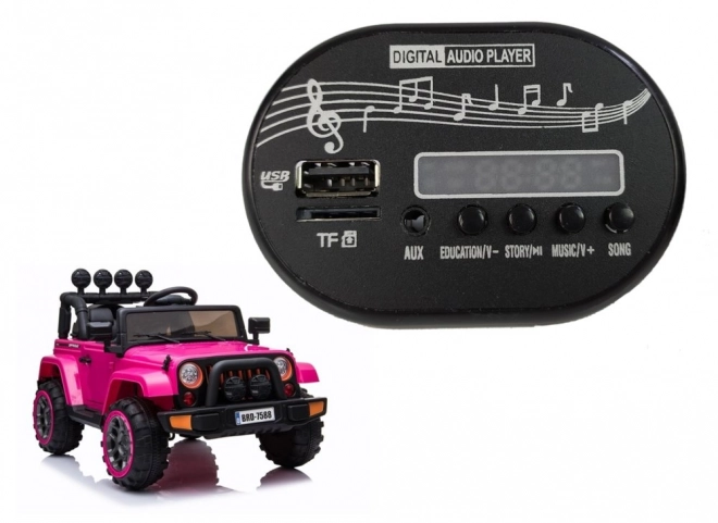 Pannello musicale per auto a batteria