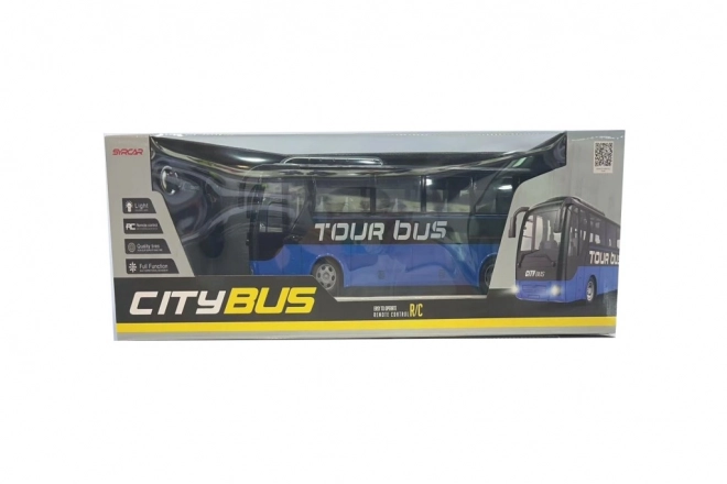 Autobus RC blu a controllo remoto