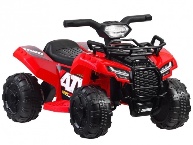 Quad Elettrico per Bambini con Luci – rosso