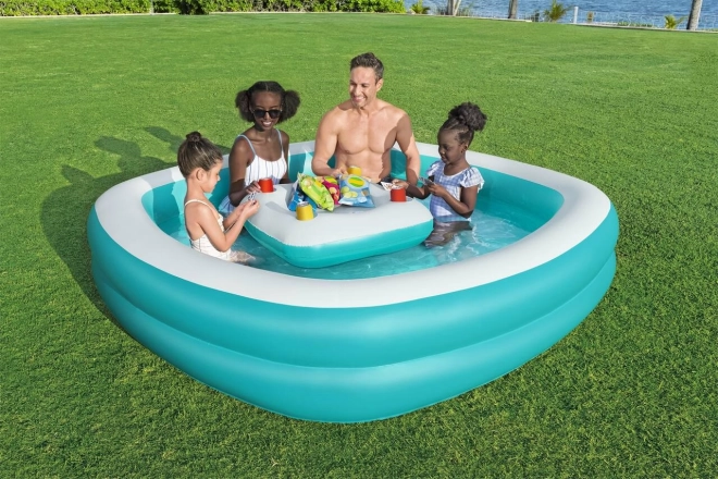 Piscina Gonfiabile Familiare con Tavolino Galleggiante BESTWAY