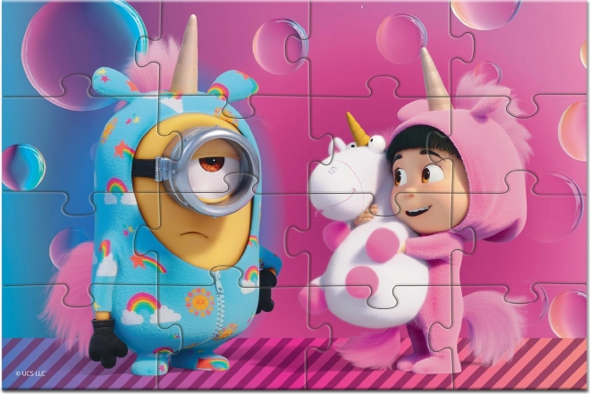 Puzzle magnetico Minions: unicorni