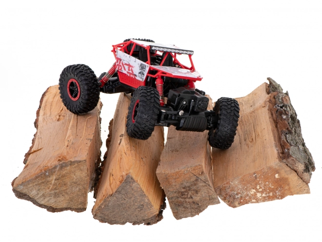 Auto telecomandato RC Rock Crawler blu – Rosso