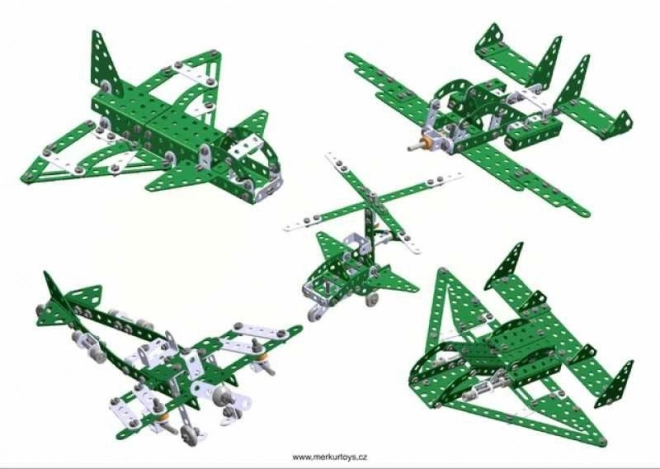 Costruzioni elicottero Merkur - Set di 40 modelli