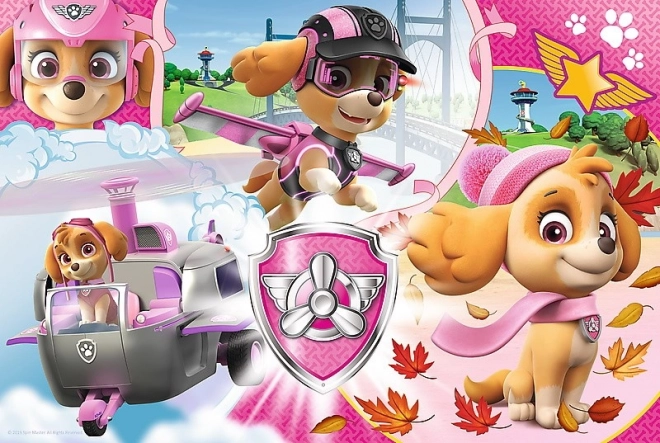 Puzzle 100 pezzi - Paw Patrol Skye in azione