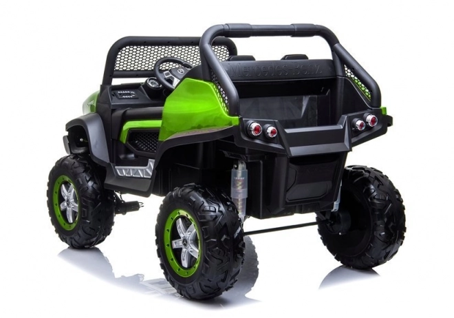 Auto elettrico per bambini Mercedes Unimog verde