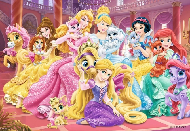 Puzzle Disney Principesse e i loro Animali Domestici 2x24 Pezzi Ravensburger