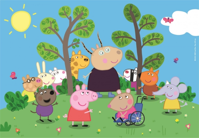 Puzzle Peppa Pig con Amici MAXI Clementoni