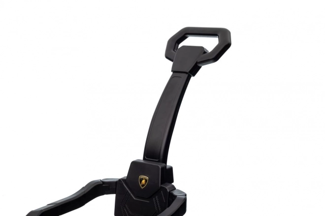 Macchina da passeggio Lamborghini bianca con spintore – Verde