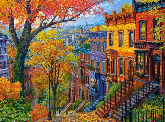 Puzzle della città autunnale 3000 pezzi