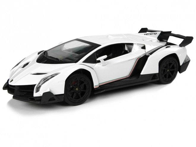 Auto sportivo telecomandato Lamborghini Veneno bianco