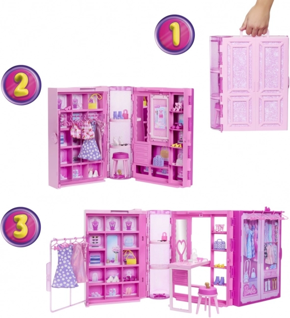 barbie guardaroba dei sogni 3.0 con bambola