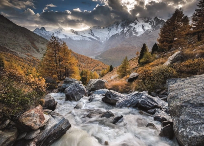 Puzzle Heye torrente di montagna, Svizzera 1000 pezzi