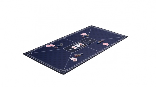 Tappetino da poker blu 118 x 59 cm